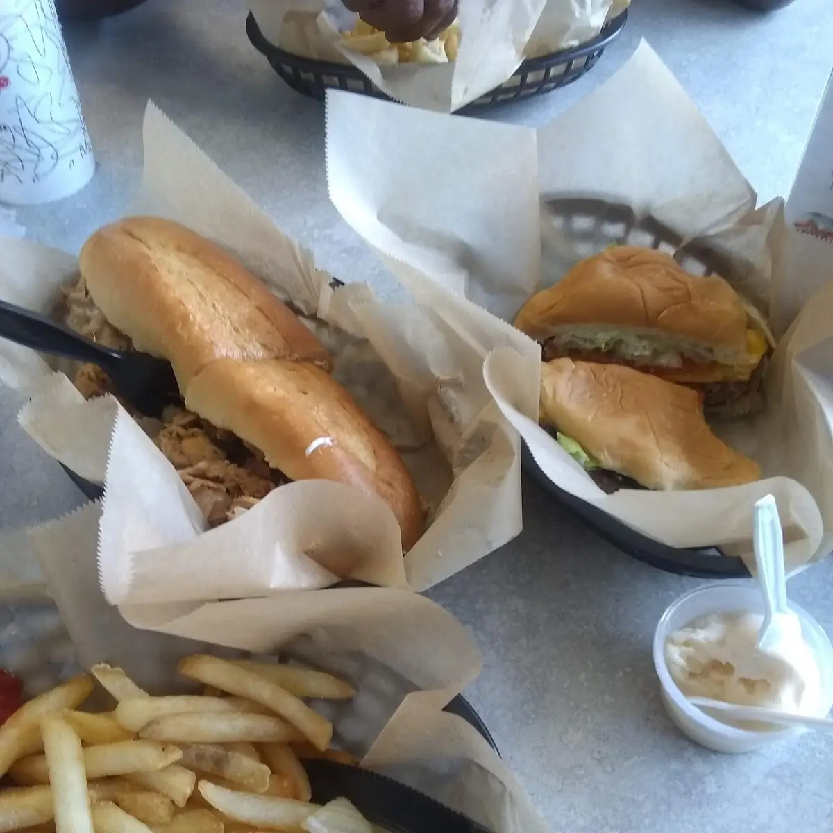 Chicken Steak Sandwich Platter