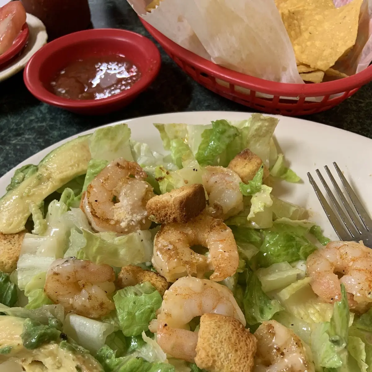 Grilled Shrimp Caesar Salad