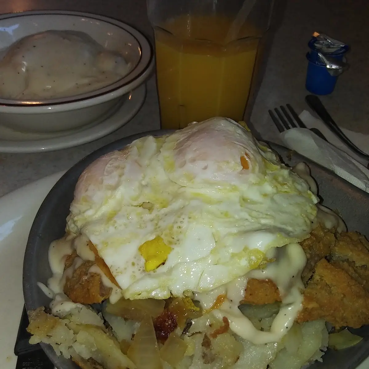 Country Fried Steak Skillet