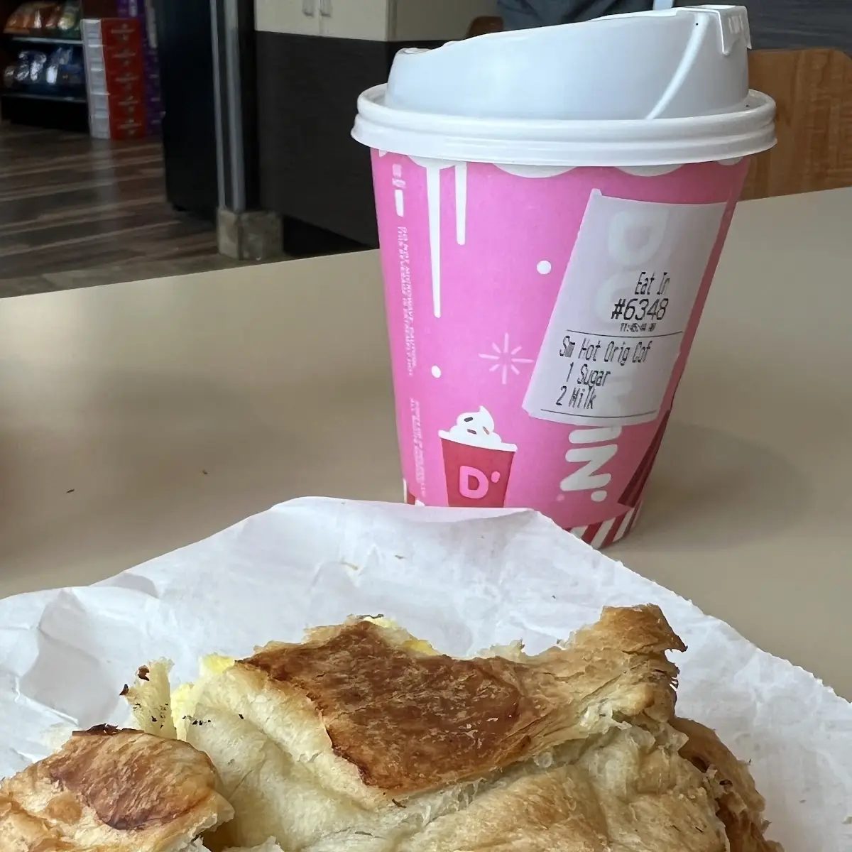 Sausage Egg and Cheese Croissant