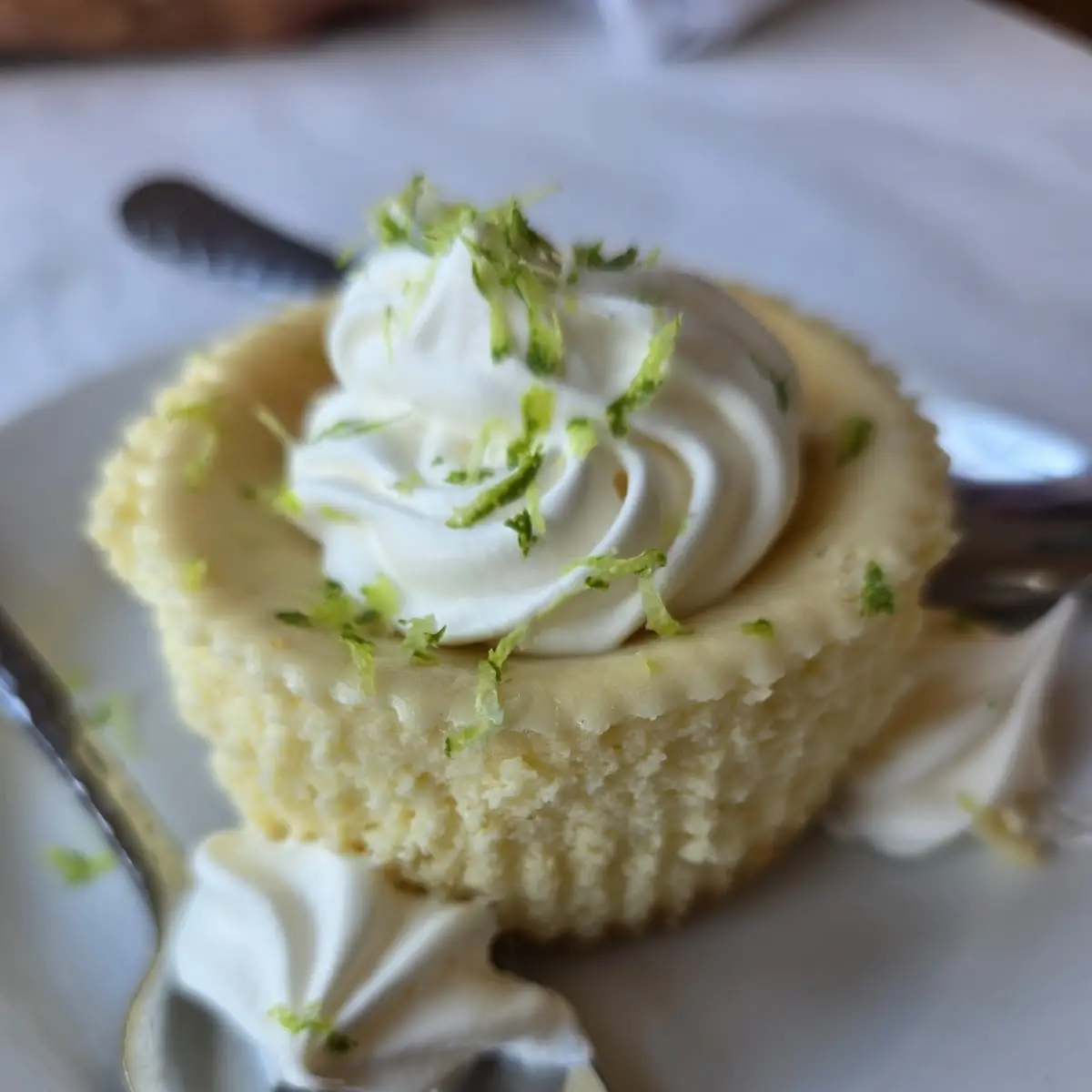 Key Lime Cheesecake with Lime Zest