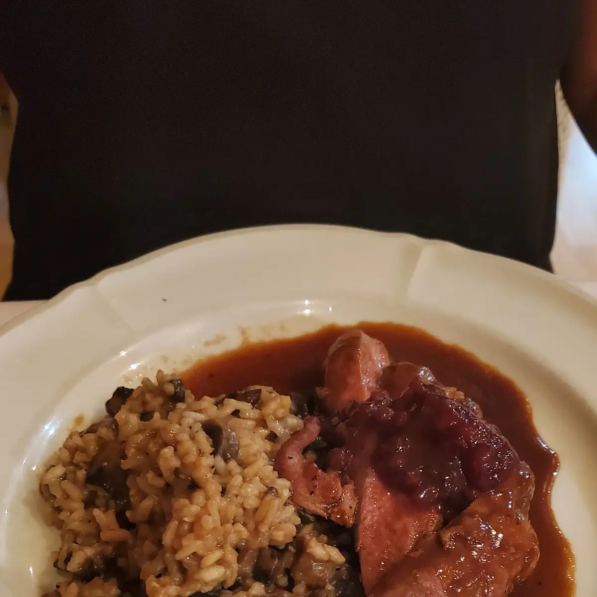 Duck Breast with Mushroom Risotto