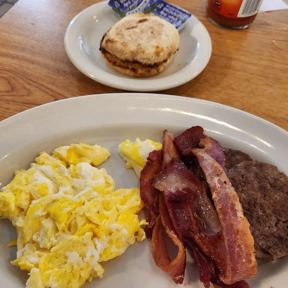 Two Eggs with Sausage