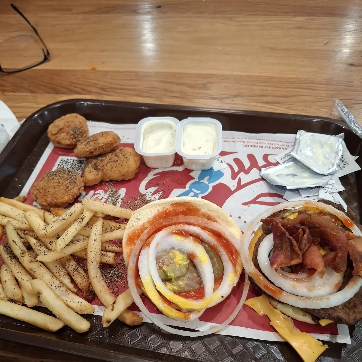 Double Stack Biggie Bag Xtra Bacon