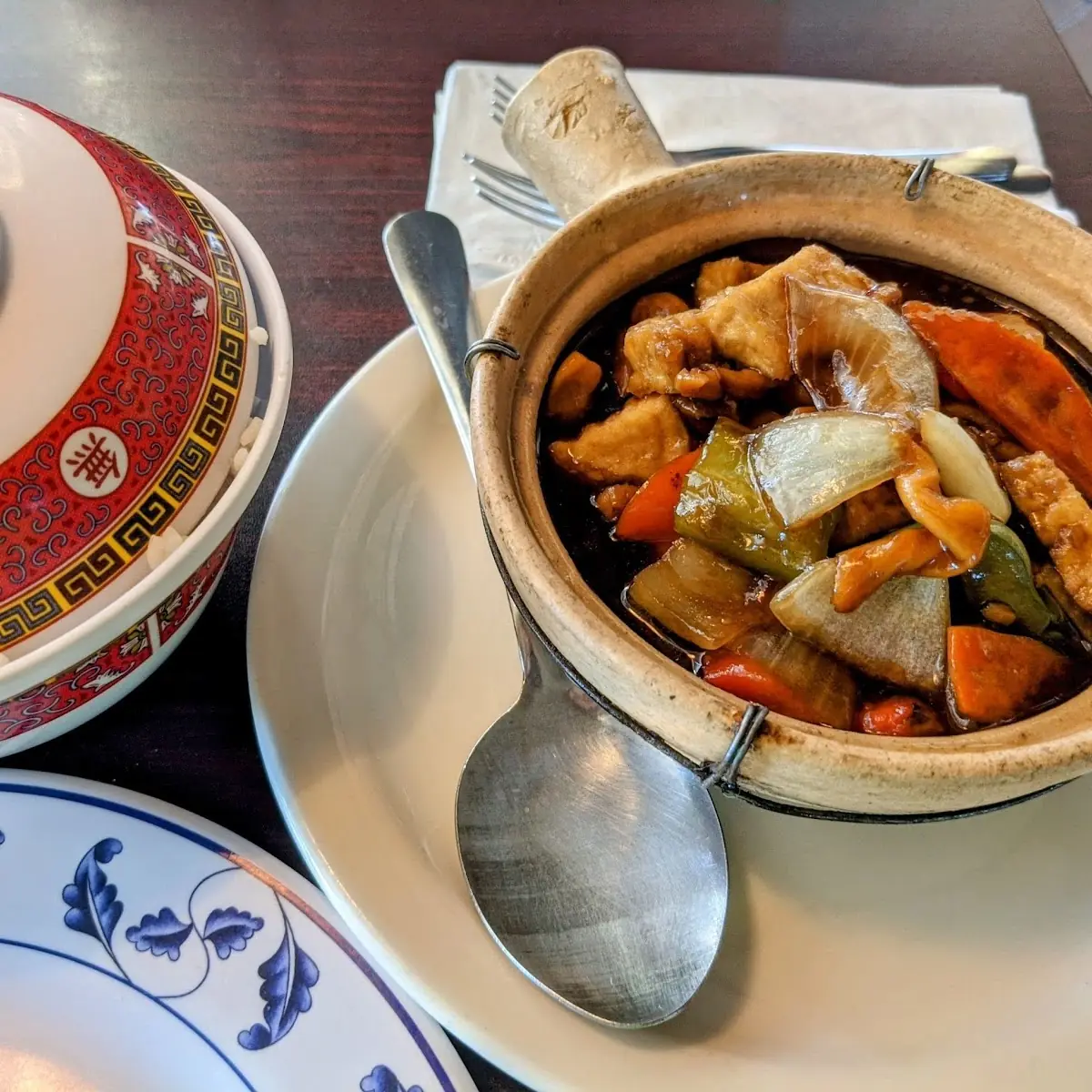 Tofu with Vegetables Clay Pot
