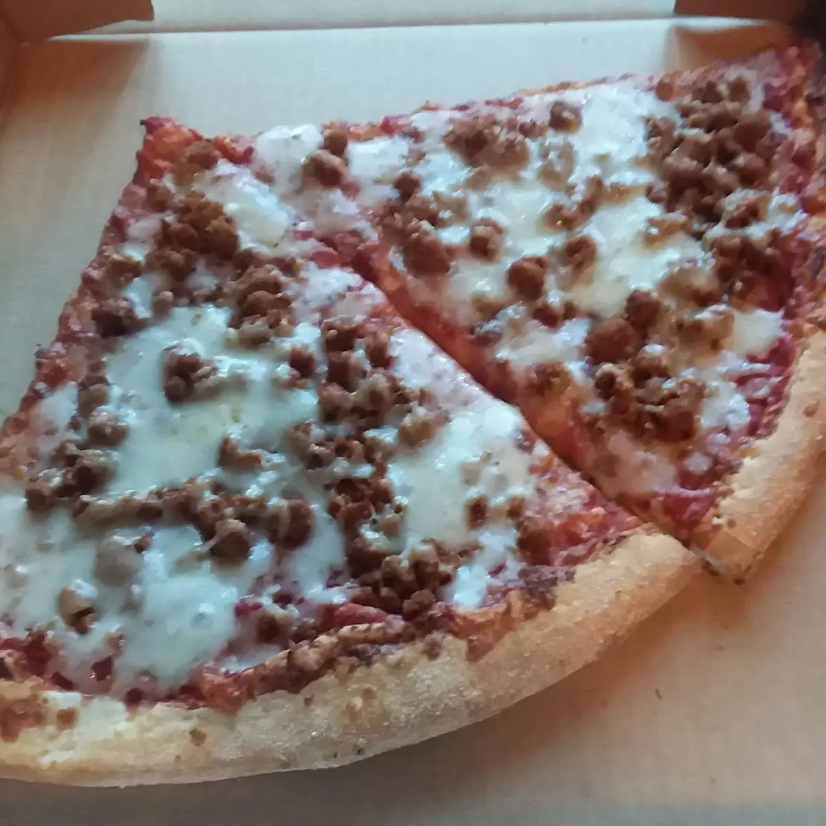 Sausage Pizza Slice