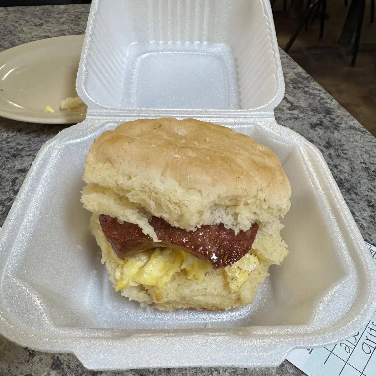 Meat & Egg Biscuit