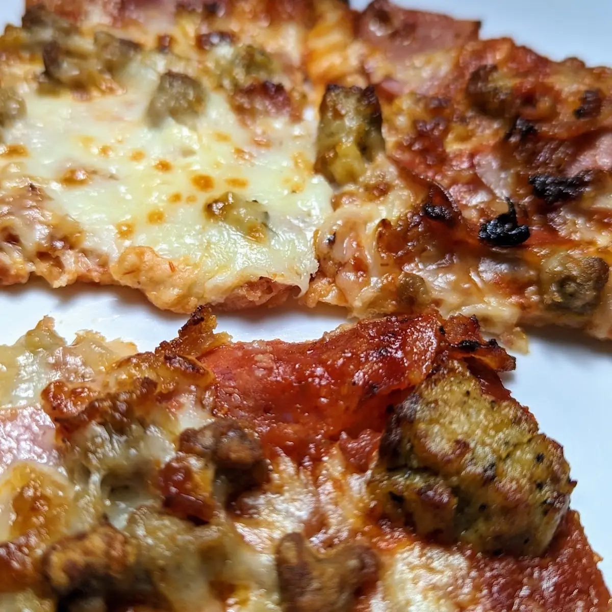 Thin Crust Meat Pizza