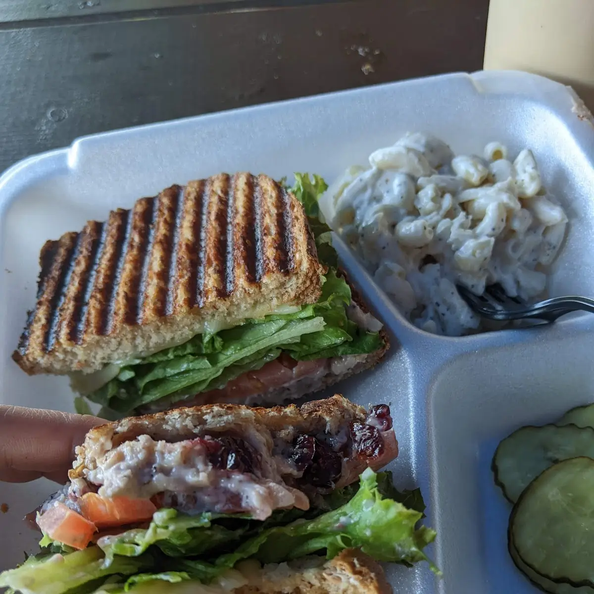 Cranberry Walnut Chicken Salad Sandwich
