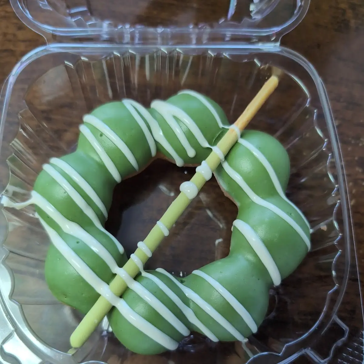 Green Tea Mochi Donut