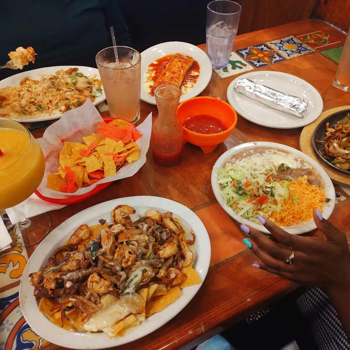 Fajitas Nachos Shrimp and Steak Fajitas