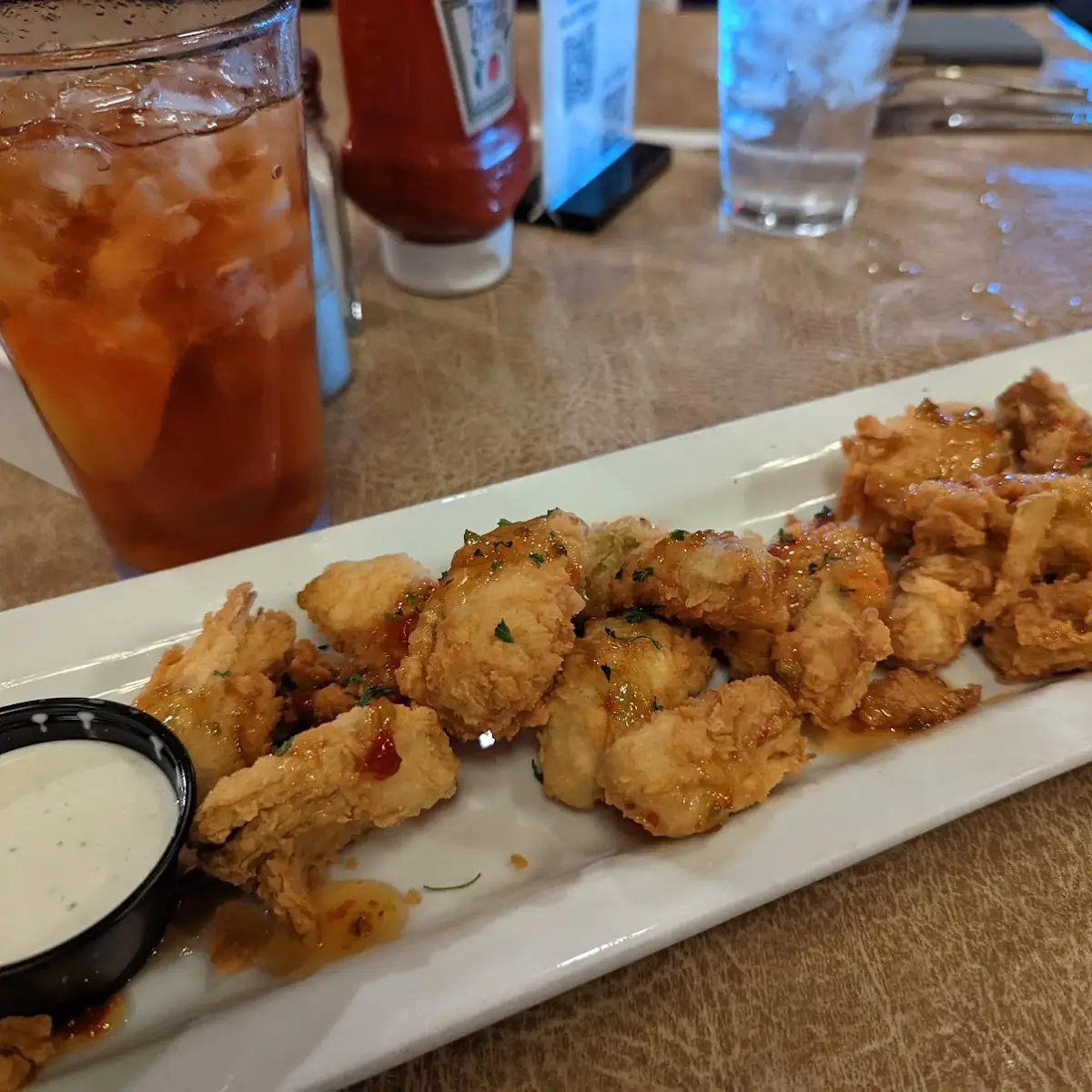Fried Artichokes with Ranch Dressing