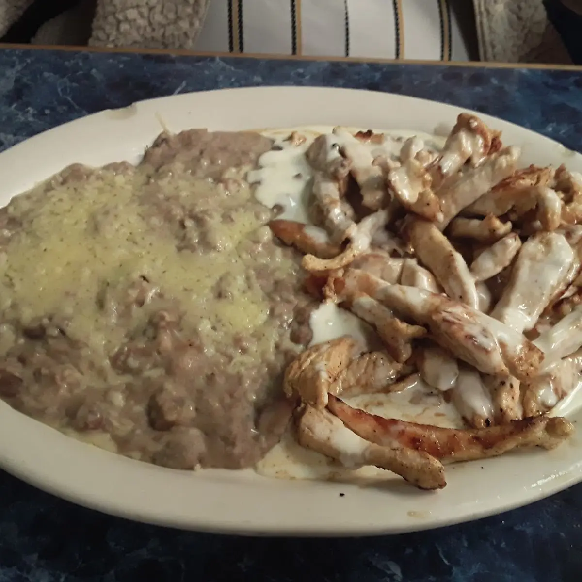 Chicken Rice Beans and Cheese