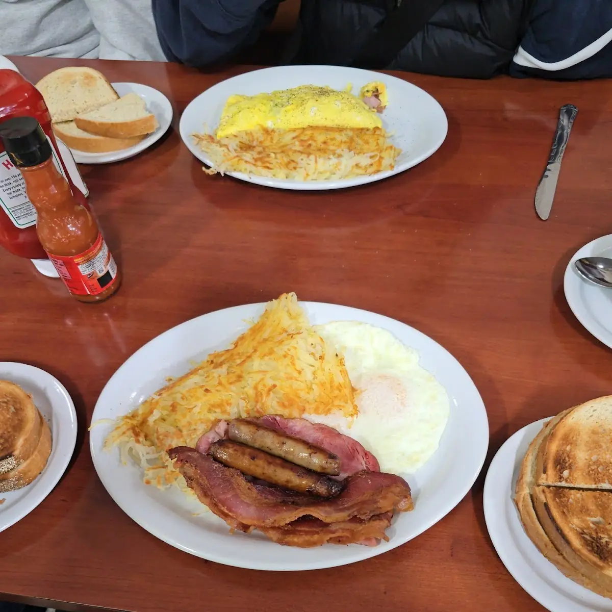 Eggs Pancakes Hash Browns