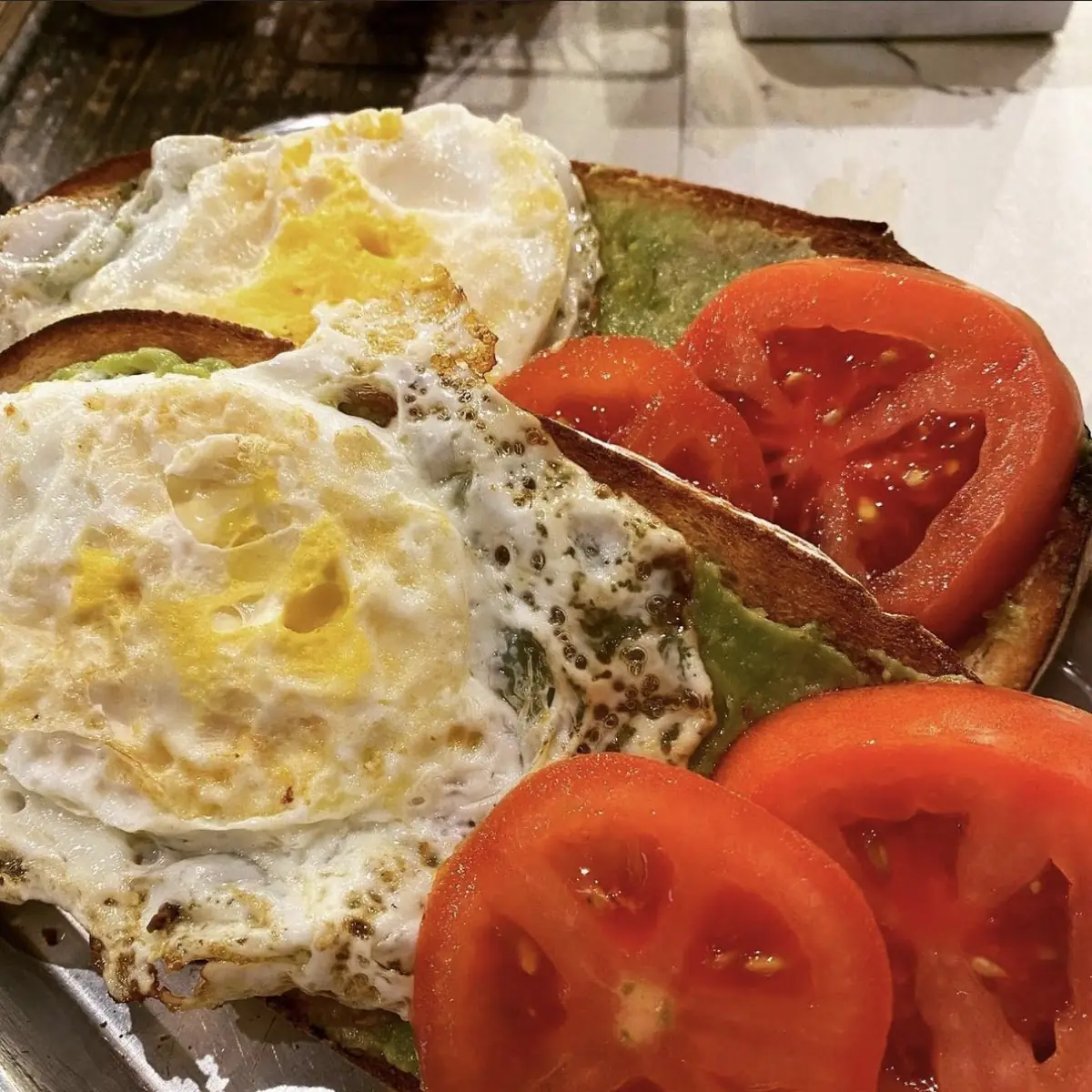 Avocado Toast with Fried Egg