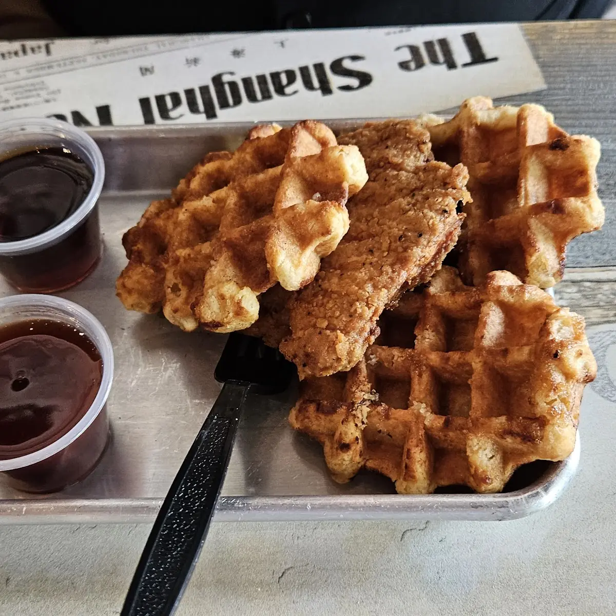 Chicken and Waffles