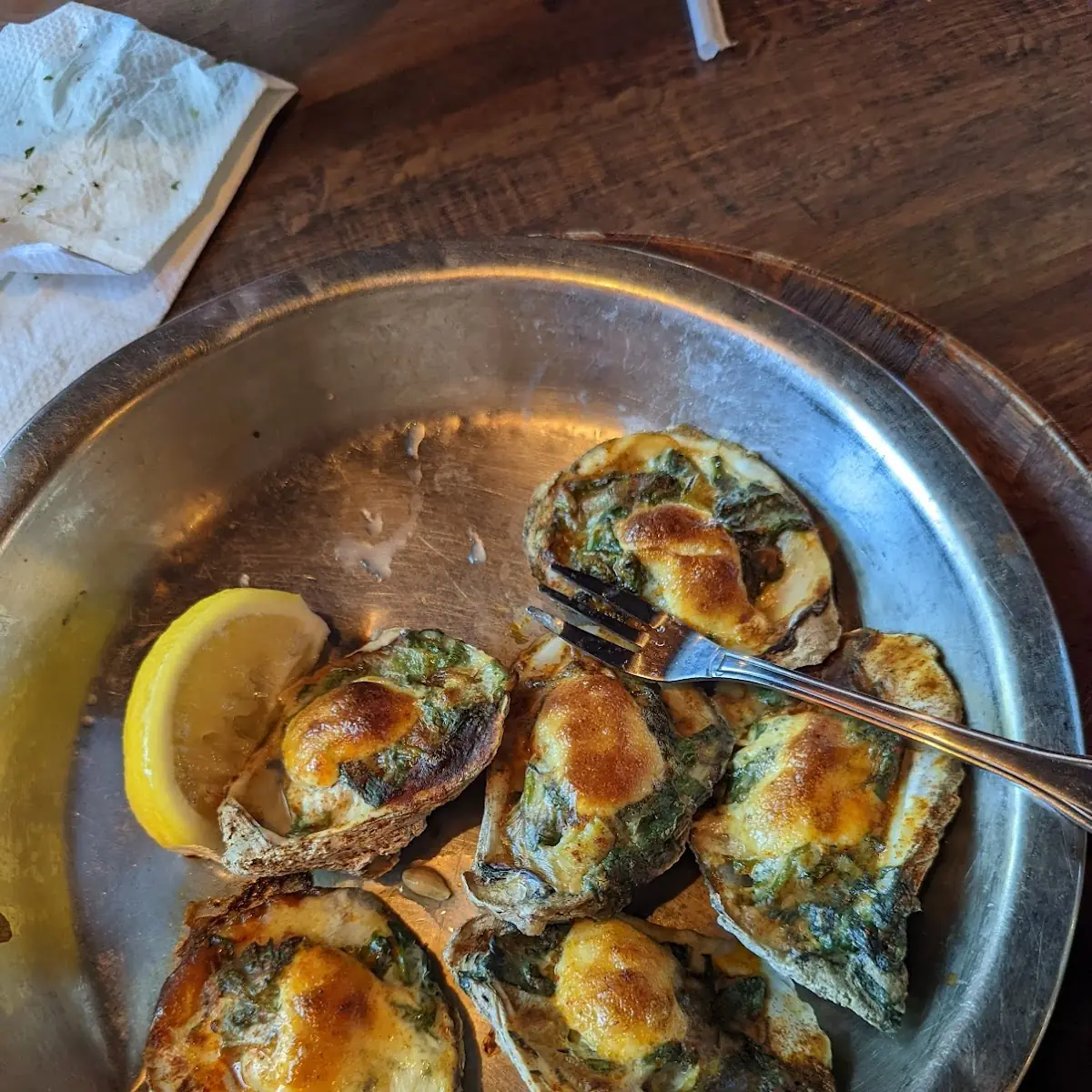 Oysters Rockefeller