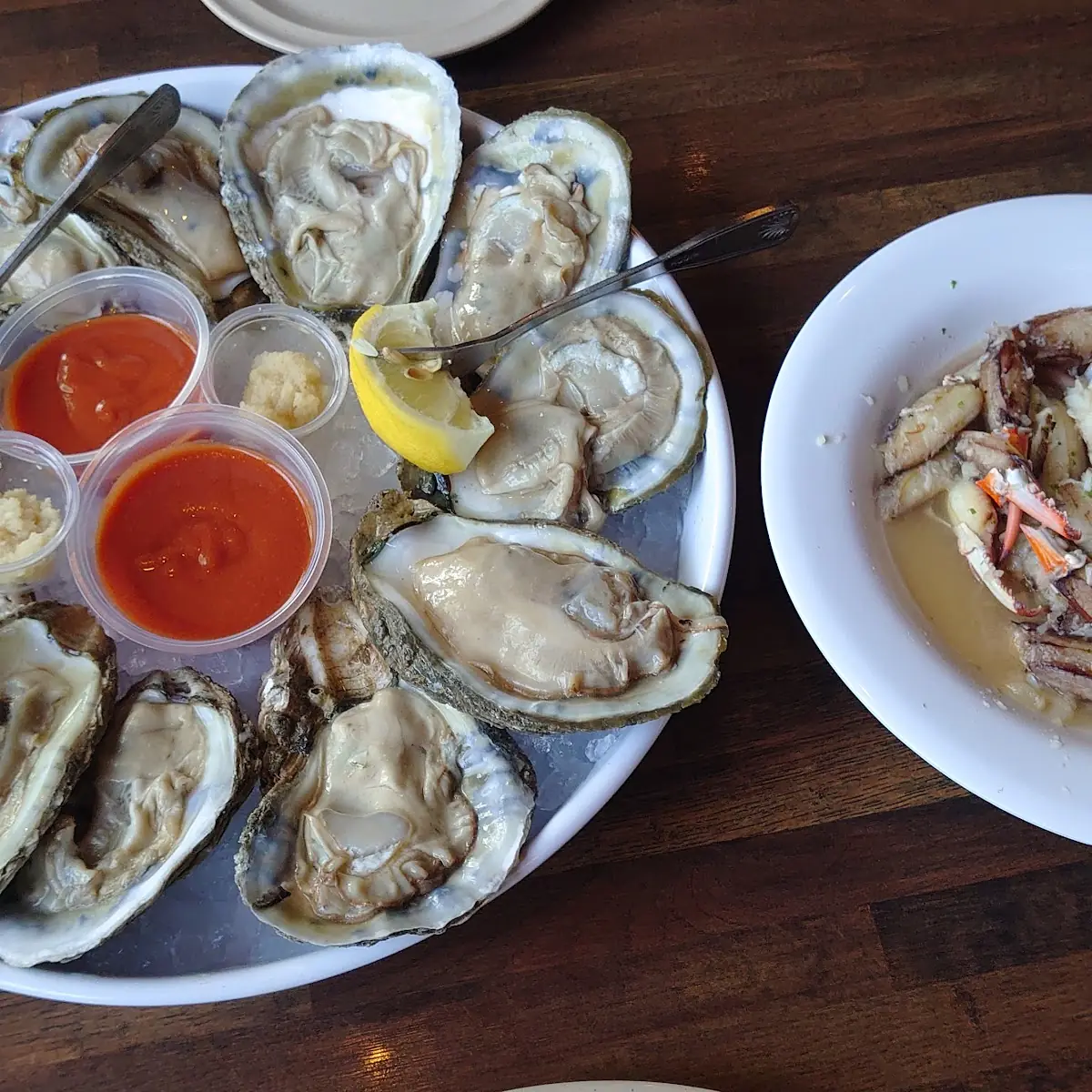 Raw Oysters or Raw Clams 1