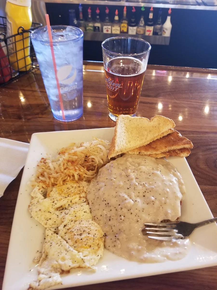 Chicken Fried Steak and Eggs