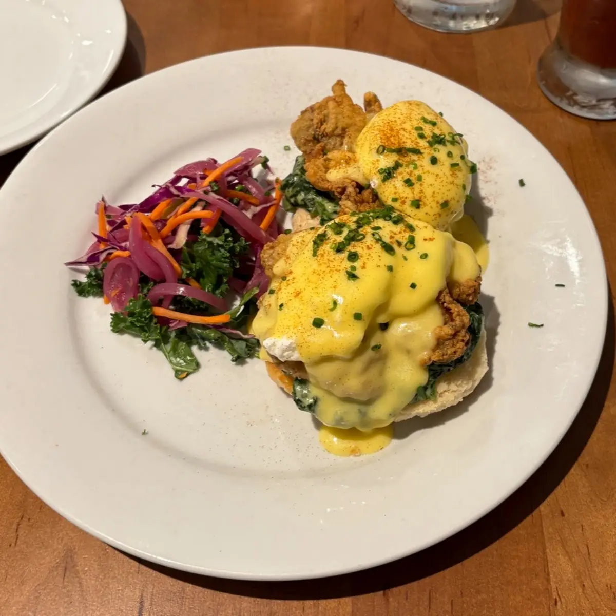 Fried Oyster Benedict