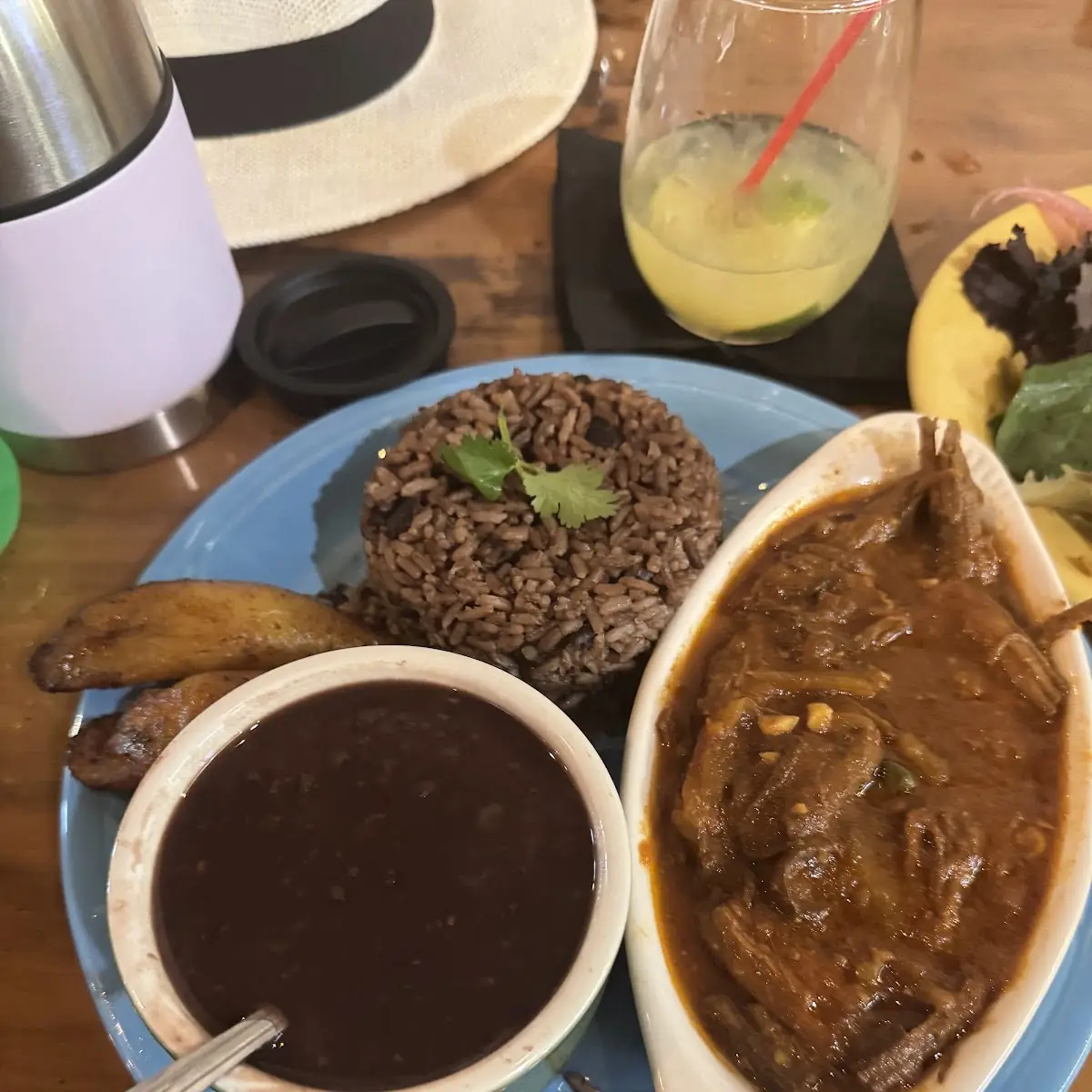 Cuban Rice Beans and Plantains