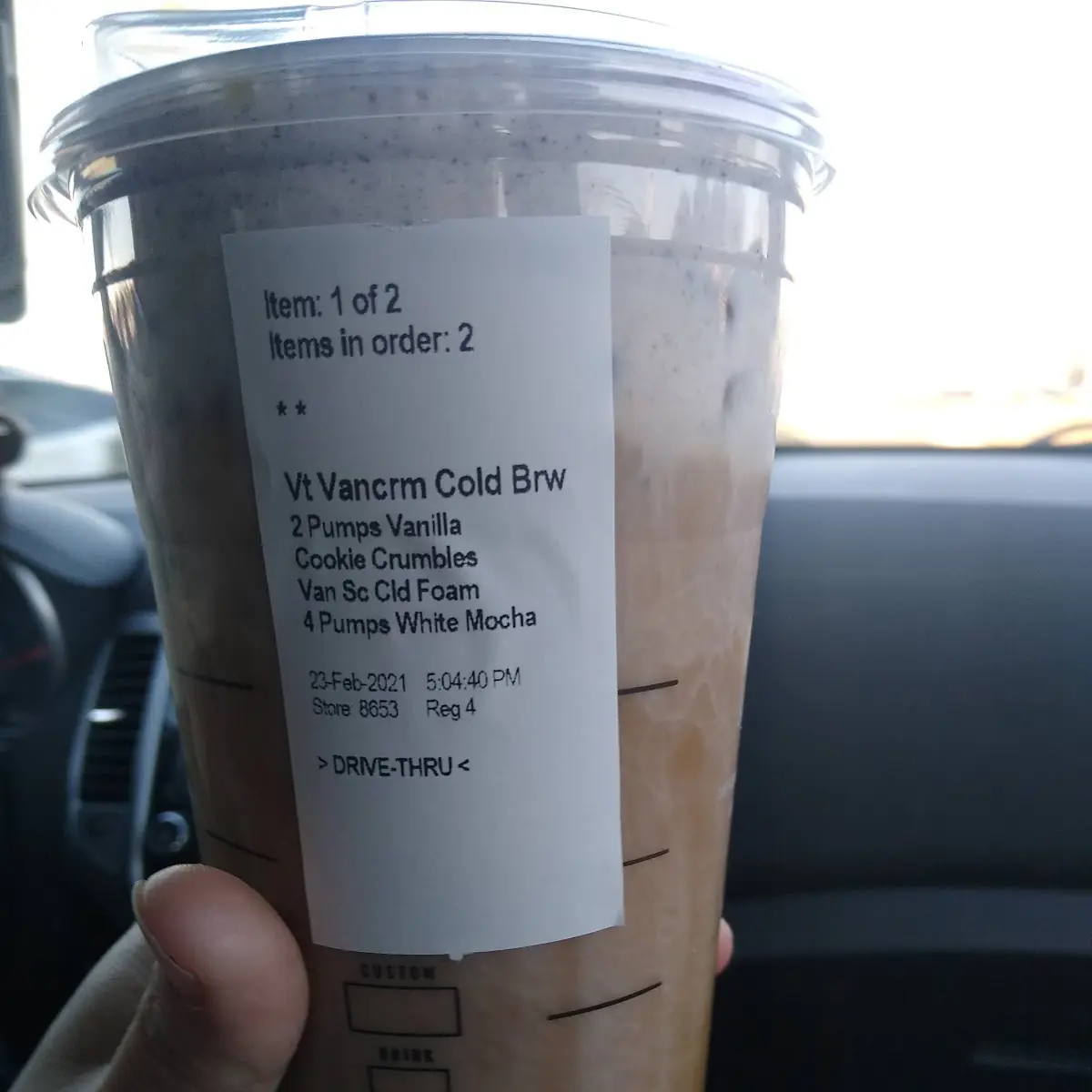 Vanilla Cream Cold Brew