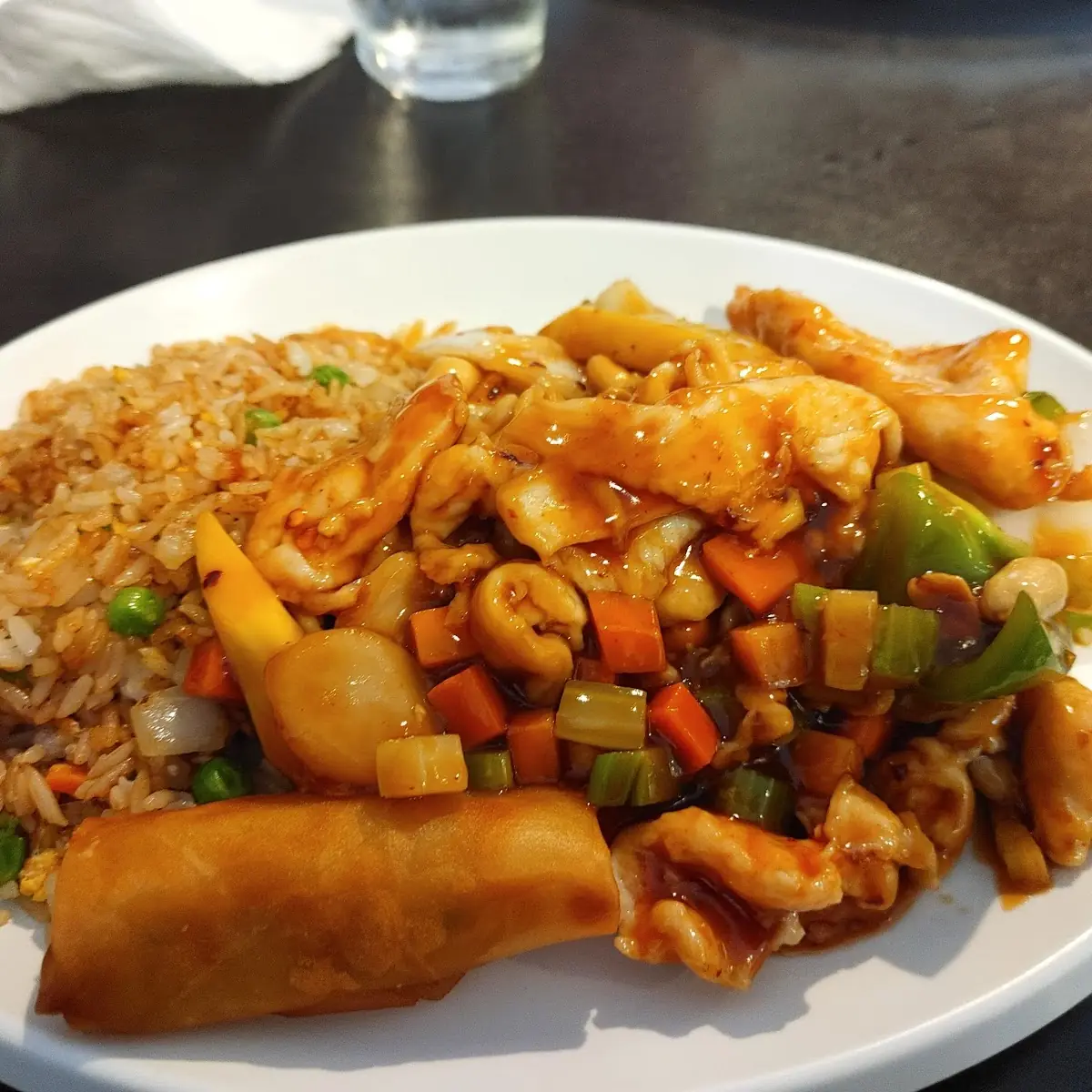Kung Pao Chicken Fried Rice Lunch