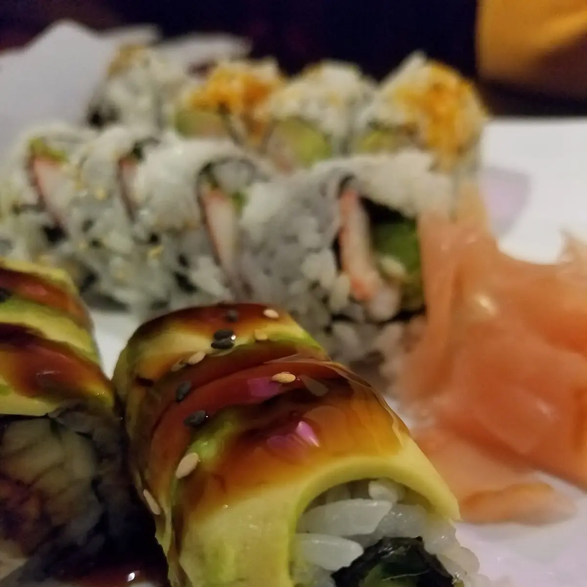 Shrimp Tempura and Boston Roll