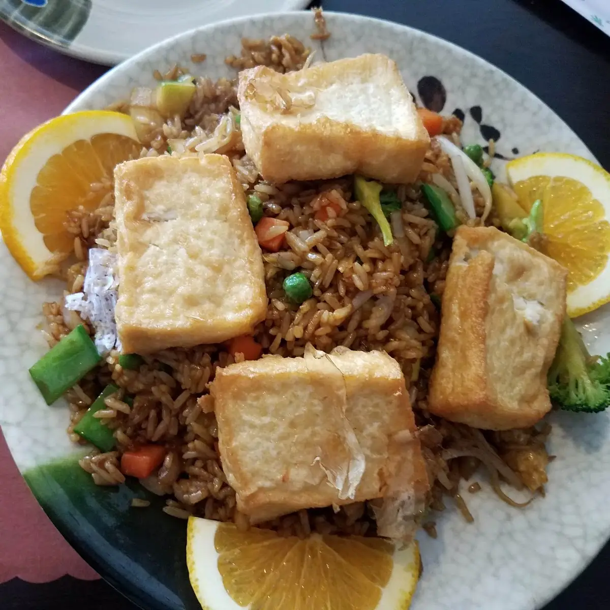 Veggie Fried Rice with Tofu