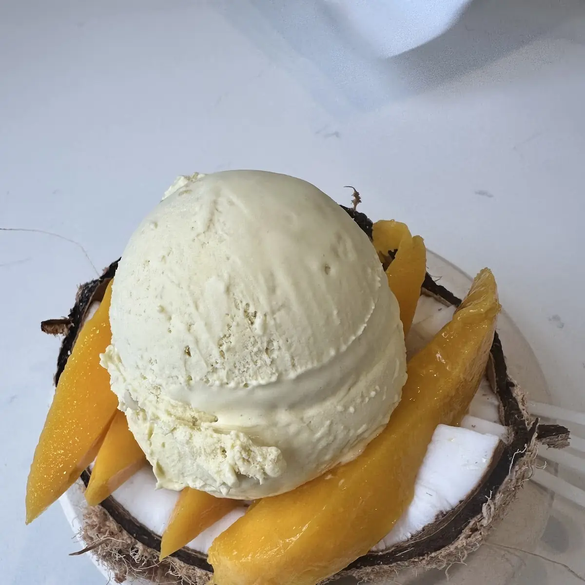 Mango with Coconut Cream Gelato