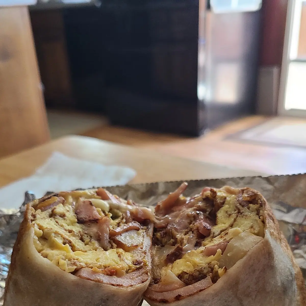 Ham Egg &Cheese Burritos