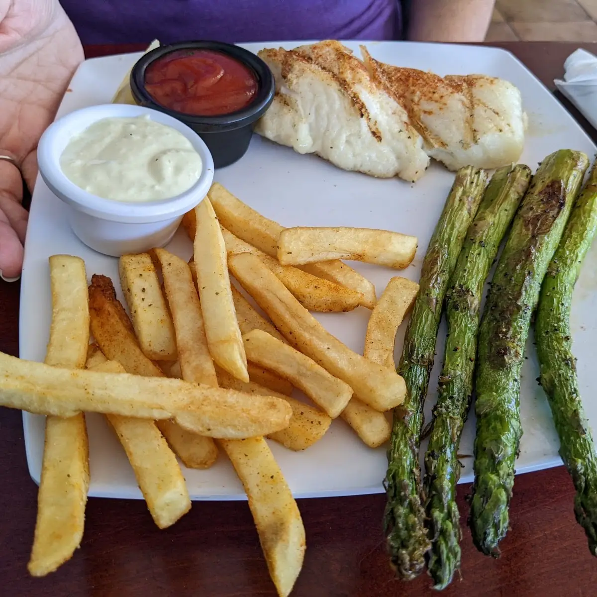 Grilled Sea Bass