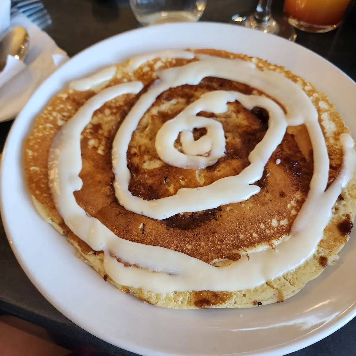 Cinnamon Roll Pancake