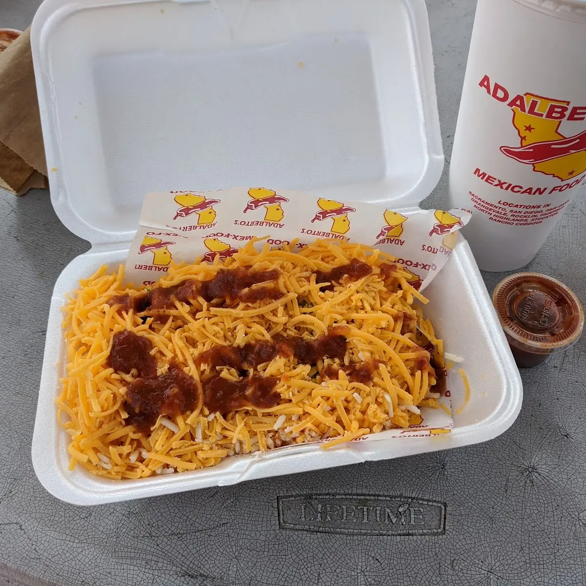 Three Rolled Tacos with Extra Cheese