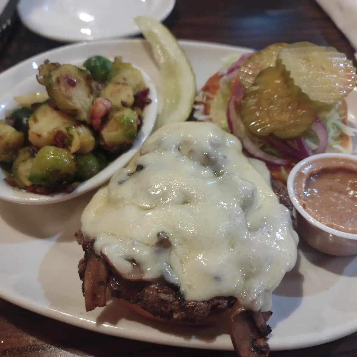 Mushroom Swiss Burger