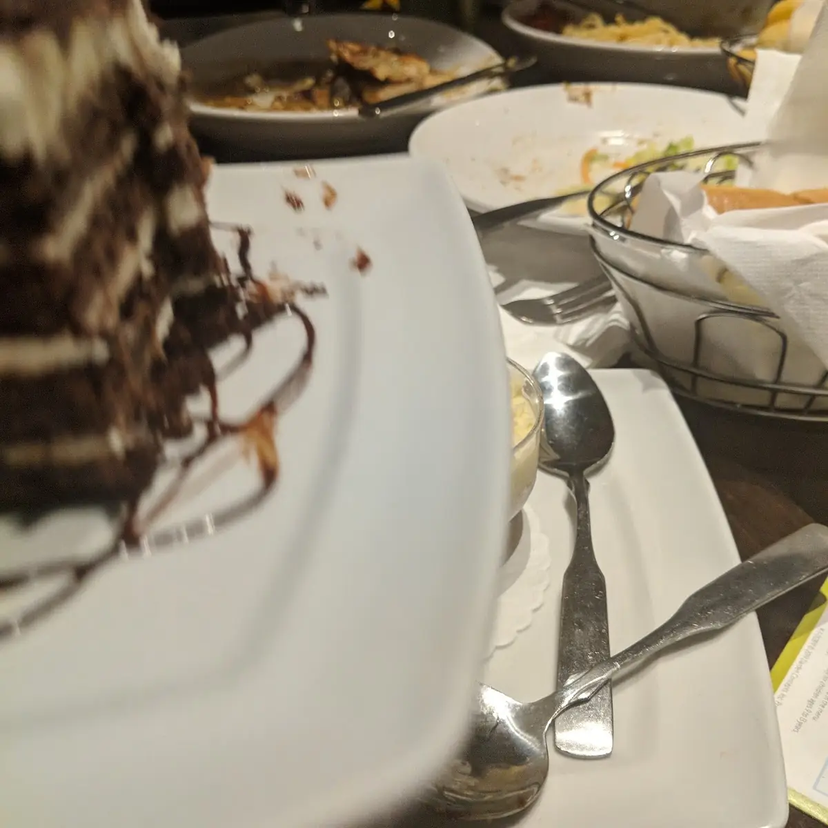Chocolate Brownie Lasagna