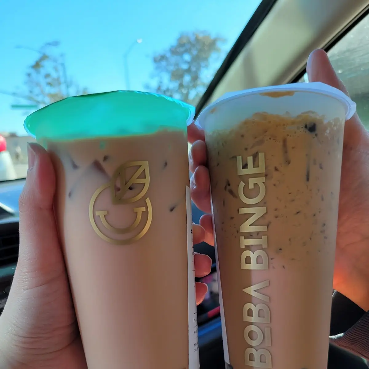 Boba Milk Tea and Vietnamese Iced Coffee