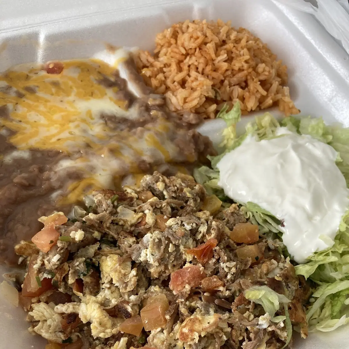 Machaca Combination Plate