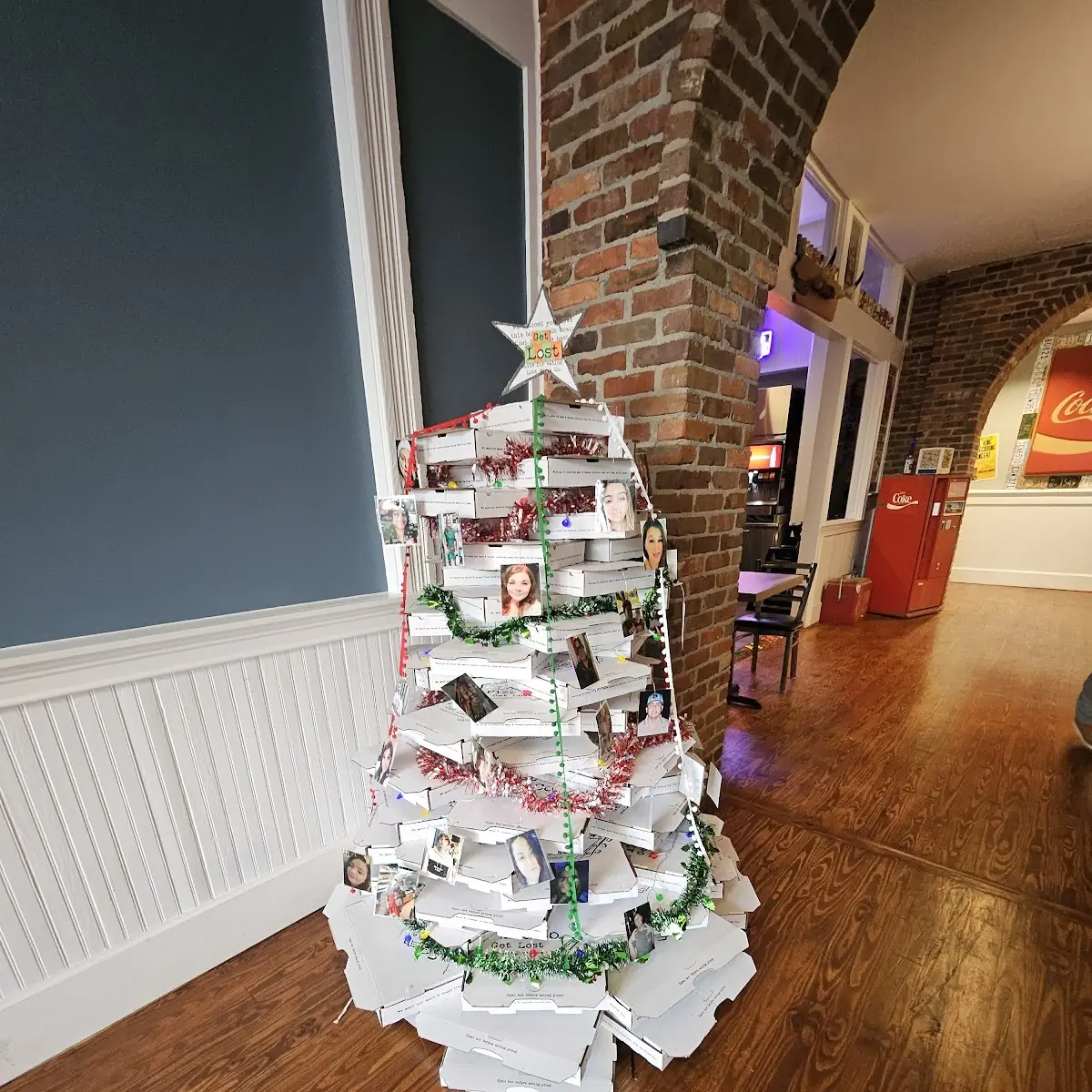 Pizza Box Christmas Tree