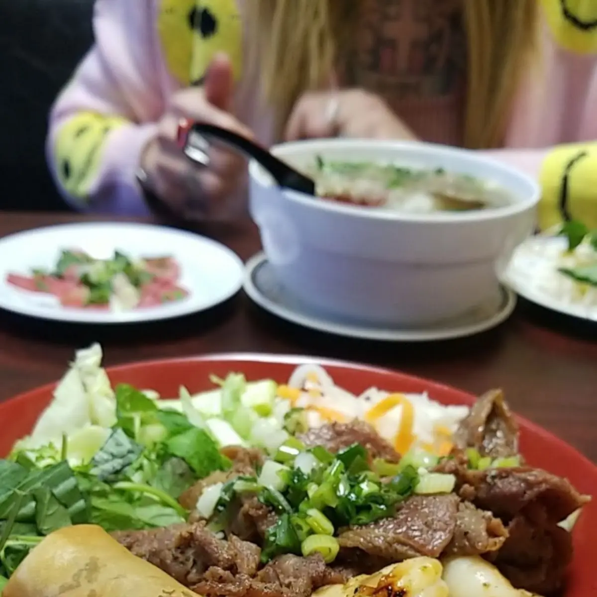 Bun Thit Nuong with Cha Gio