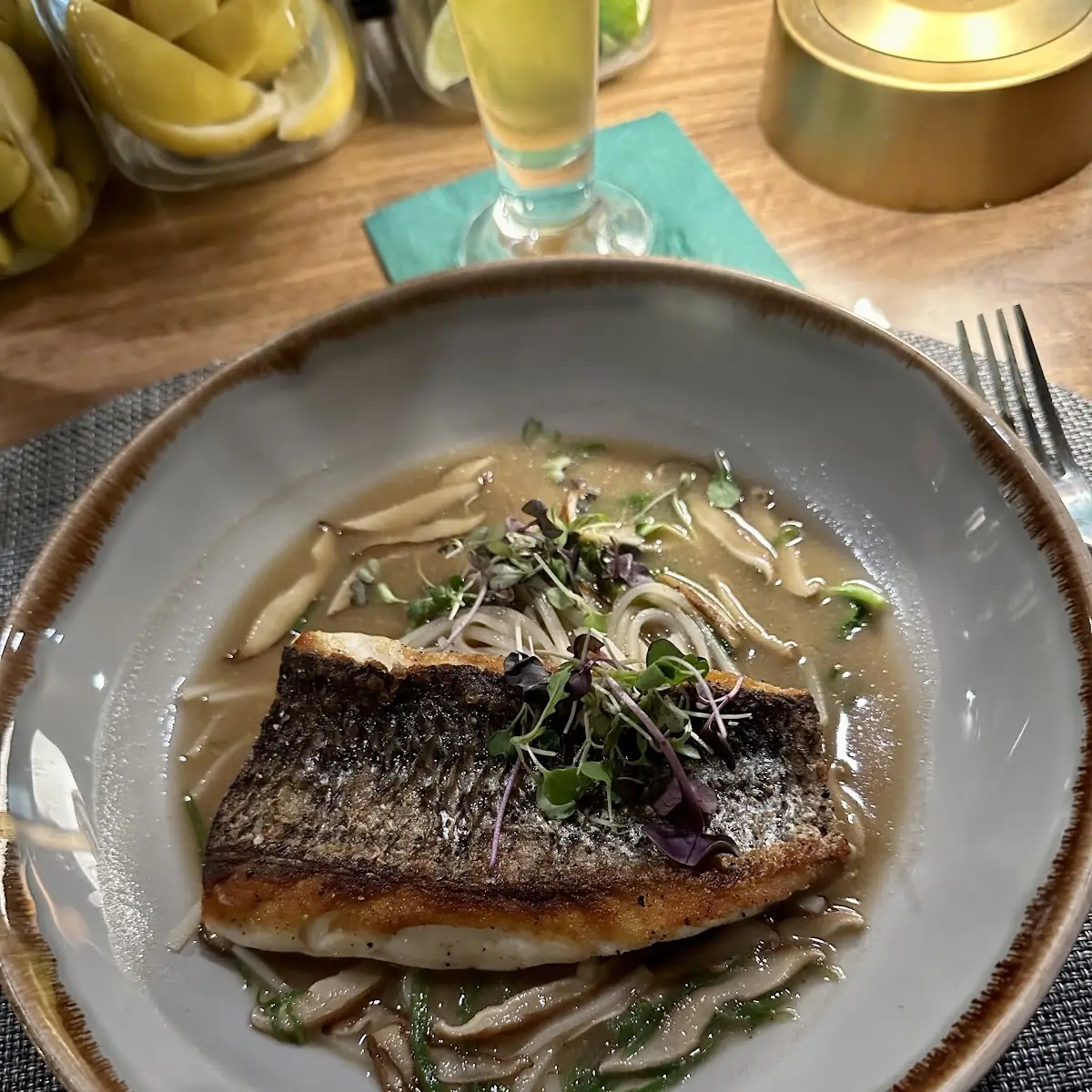Steamed Sea Bass
