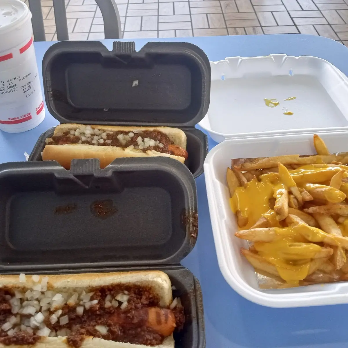 Chili Dog Cheese Fries