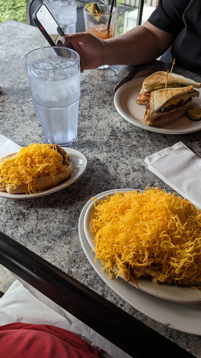 Cheese Coney Cheese Greek Fries