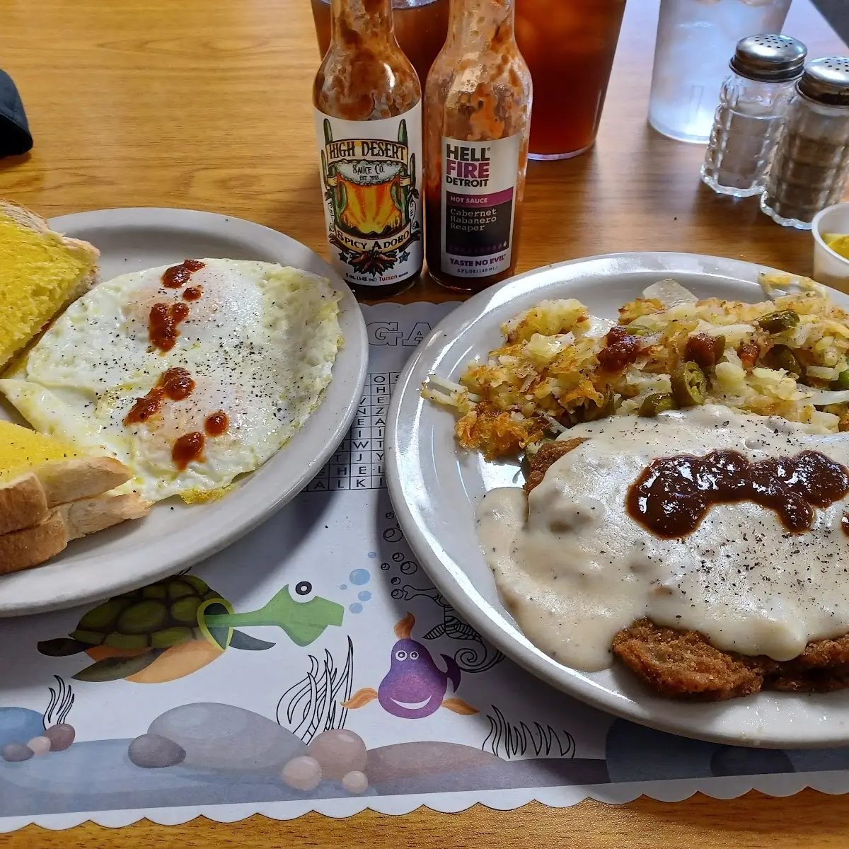 Country Fried Steak & Eggs