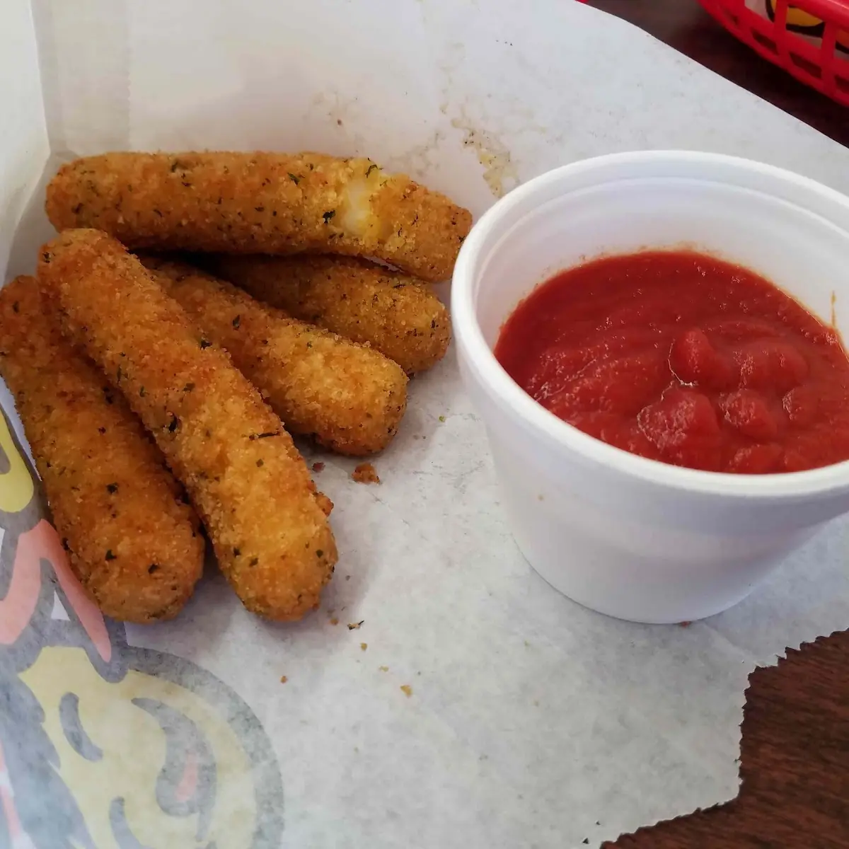 5 Piece Cheese Sticks with Marinara
