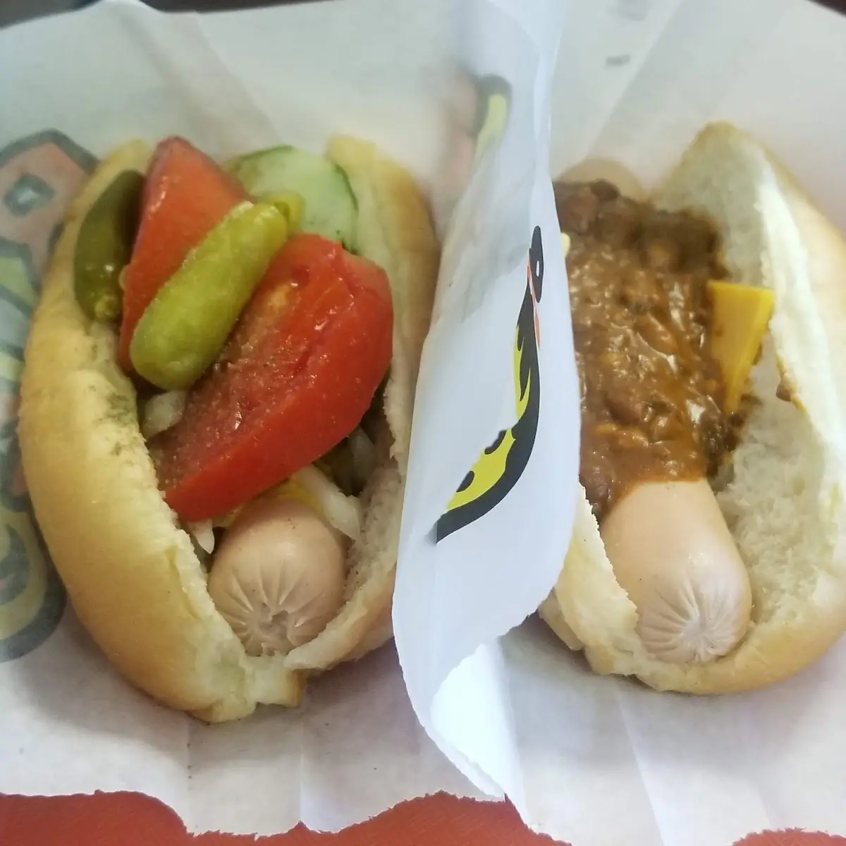 Chicago Dog Chili Cheese Dog