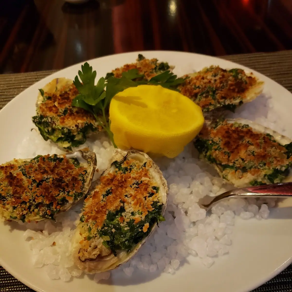 Oysters Rockefeller