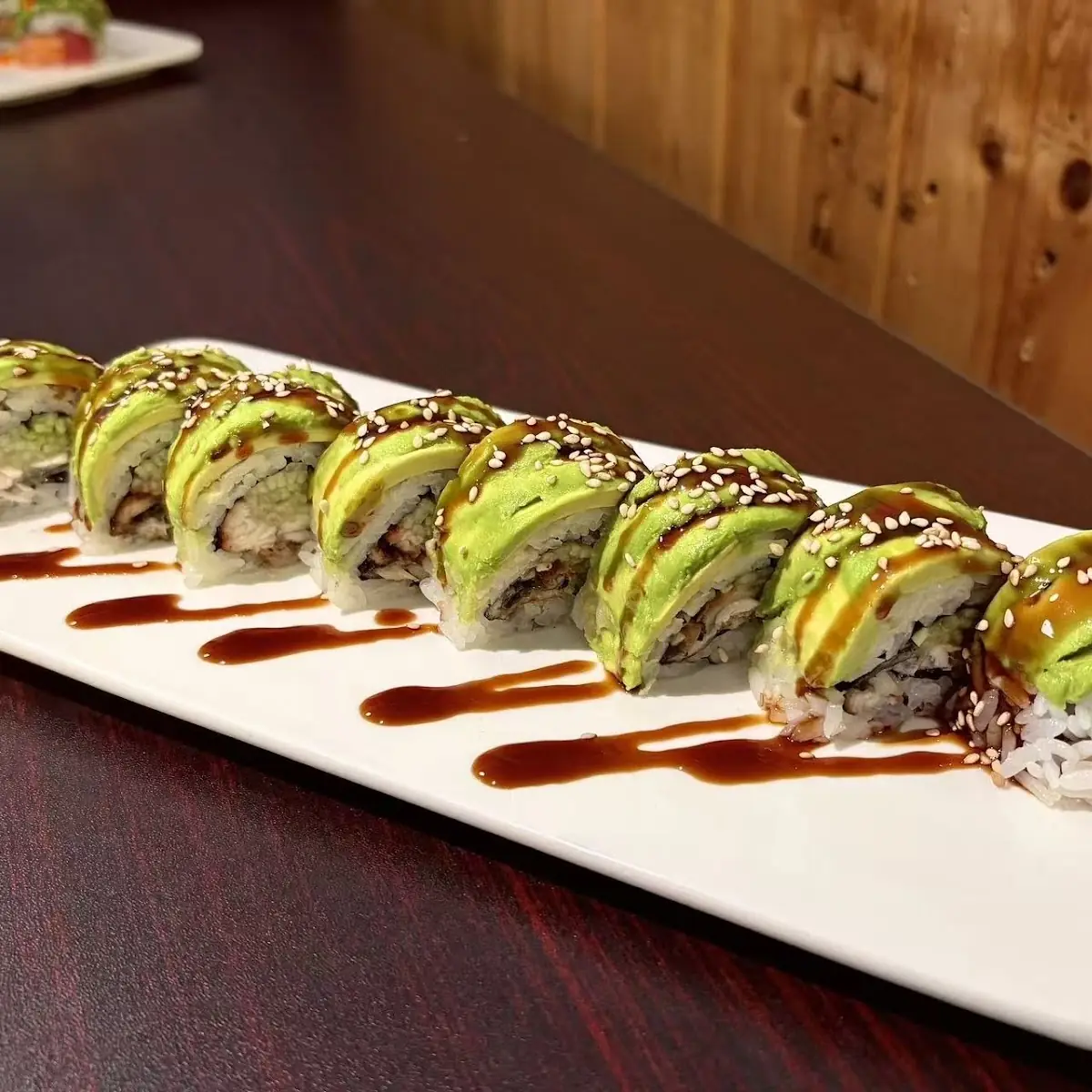 Dragon Roll with Eel Sauce