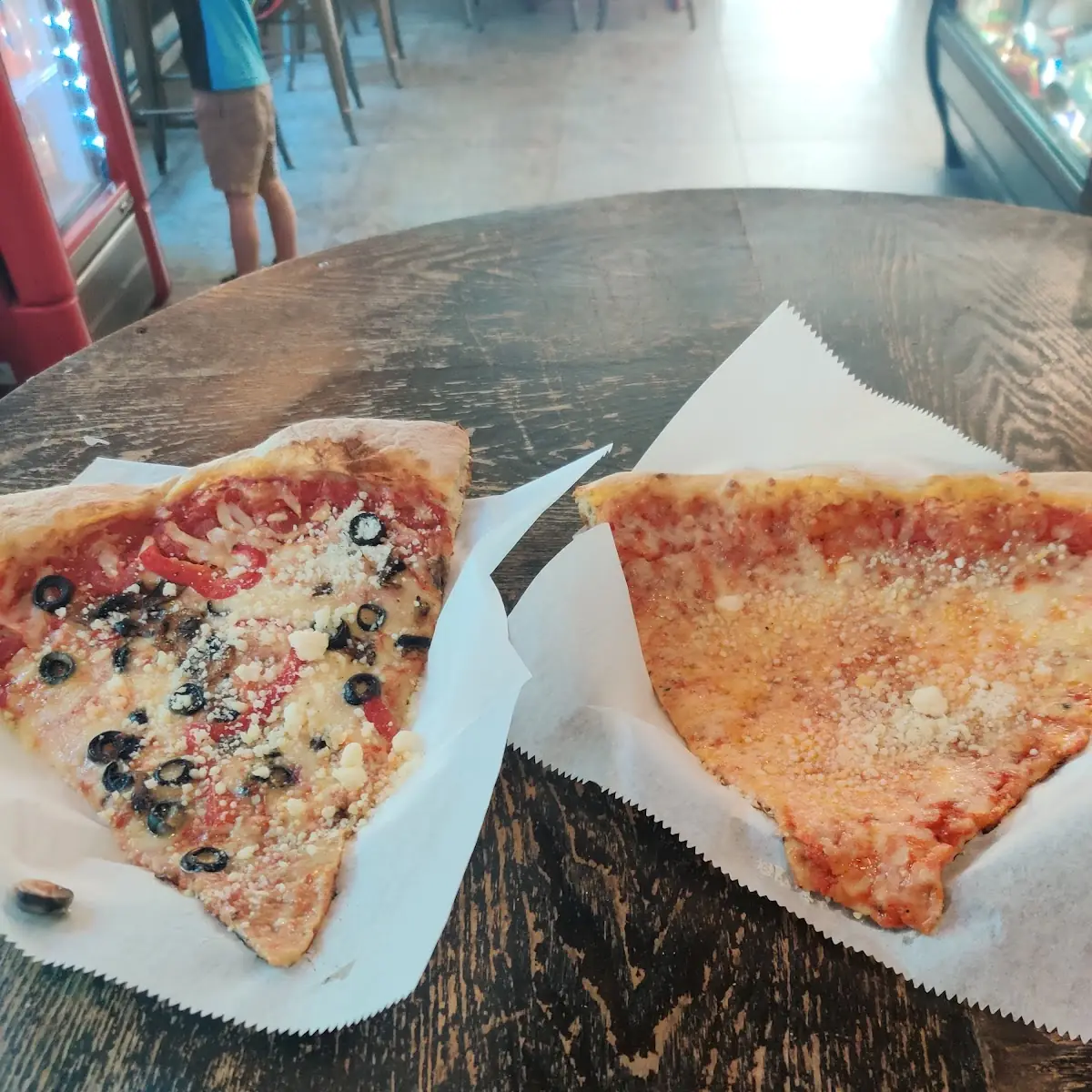 Veggie and Cheese Pizza Slices