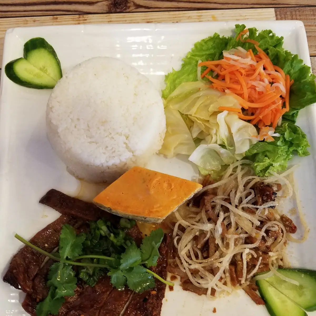 BBQ Pork Chop with Broken Rice